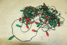 Green  Red Christmas Lights C-7 Ceramic Bulbs