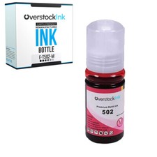 Replacement 502 Magenta Ink Bottle for Epson Expression ET-2700 ET-2750 ET-3700