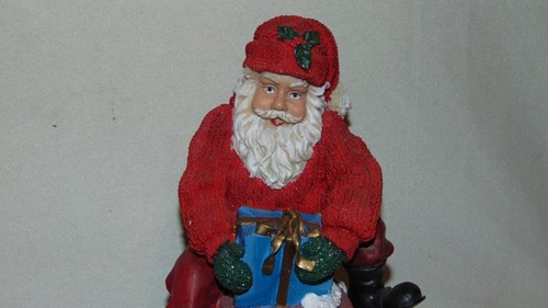 Figura de resina Santa 5441-01 2001 Home Interiors en la azotea - Imagen 2 de 9
