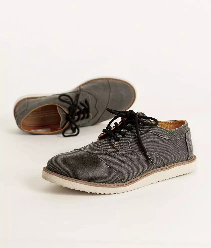 TOMS Boys - Brogue Shoes Gray Size 3 | eBay display picture 1