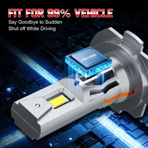 FOR Hyundai Tucson 2019-2020 LED Headlight High Low Beam Bulbs Combo Clear White - 第 8/12 張圖片