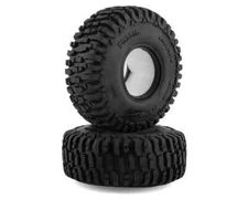 2x Duratrax Fossil 1.9" Rock Crawler Tires w/ Foam DTX4077 Axial Traxxas Redcat