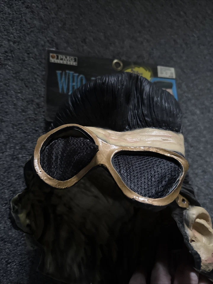 Vintage Elvis Presley Rubber Mask With Sideburns/Glasses 2001 Paper Magic Group - Image 3 of 4