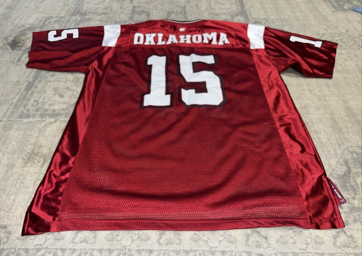 Oklahoma Sooners OU Football Jersey Shirt Colosseum Sz XL X-Large Mens