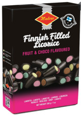 HALVA FRUIT & CHOCOLATE  LICORICE 7oz 1box $5 !! US SELLER !!