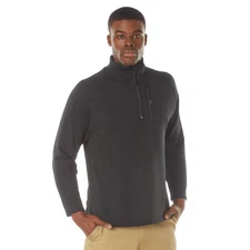 Rothco Grid Fleece Pullover - Black - Size 2X Large 13130