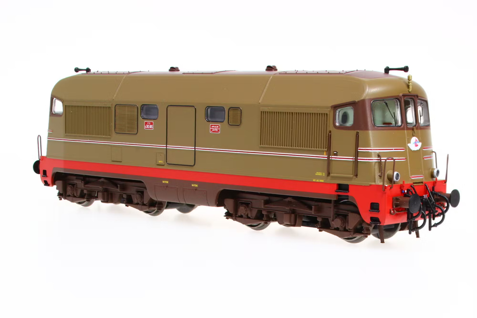 ACME 70047A D342 4015 Supercharged, Brown/Isabella/Red, 2 Headlights, FS