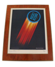 Elton John Signed Autograph Rocket Record Company Award Plaque w/ Beckett COA