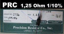 SM186 3W Wire Wound Precision Power Resistor Precision Resistor 1.25Ohm 0.1%