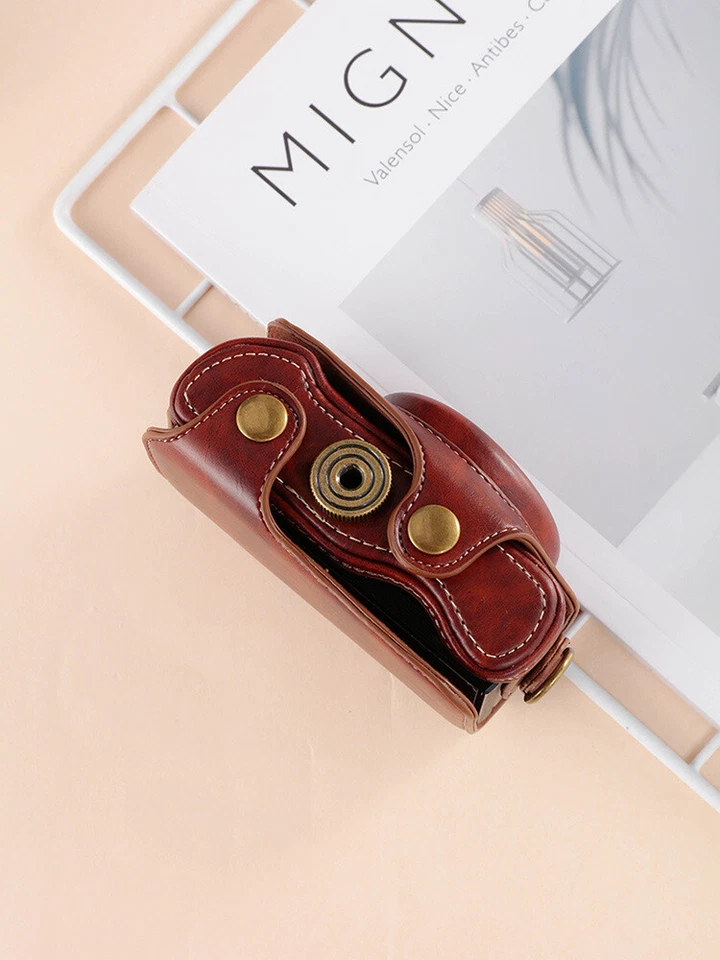 Funda de cuero PU para Canon Powershot G1X G11 G12 G15 G16 G7X G9X G5X Foto 4 de 4