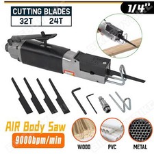 Air Body Saw Reciprocating Hacksaw Metal Cut Off Tool with 4x 24T/32T Saw Blades