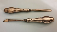 ANTIQUE 1919 STERLING SILVER ART NOUVEAU NAIL SET SAMUEL M LEVI.