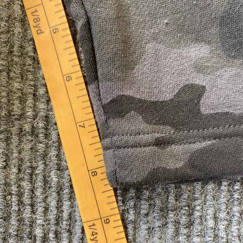 RGB Sweat Shorts Mens M Black Grey Camouflage Roy G Biv Stretch Active - Picture 5 of 12