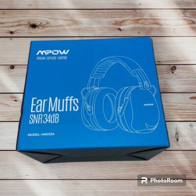 Mpow Ear Defenders Headphones 34dB Highest NRR Safety Muffs Shooting Protector