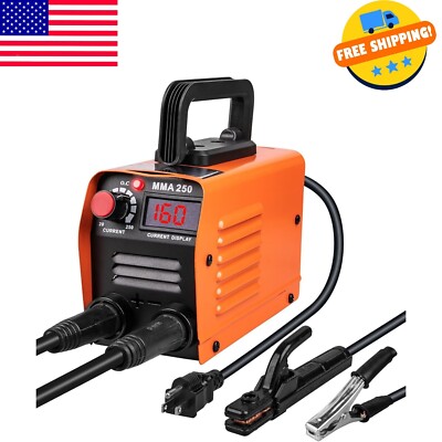 Soldadora Electrica Portatil Inversor 250A 110v Maquina De Soldar MMA ARC
