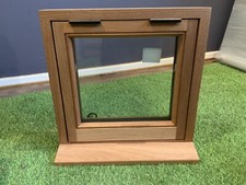 Sapele Wood Timber Window Double Glazed Hardwood Windows Slimline 450mm x 450mm
