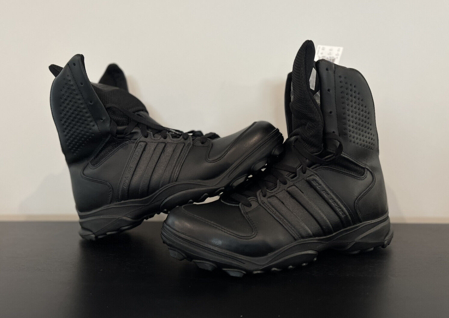 Size 13 Adidas GSG-9.2 Lace Up Waterproof Training Boots Black 807295 | eBay