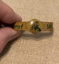 Vintage Advertising POLL PARROT SHOES Tin Litho Child's Bracelet Shoes for Girls