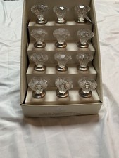 Casa Decor Clear Acrylic DRAWER PULL KNOBS CABINET Handmade India Set of 12