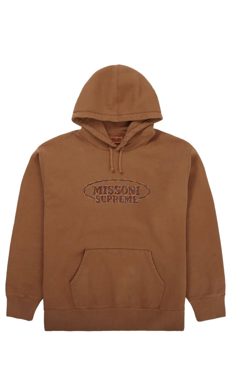 Sweat à capuche Supreme Missoni marron
