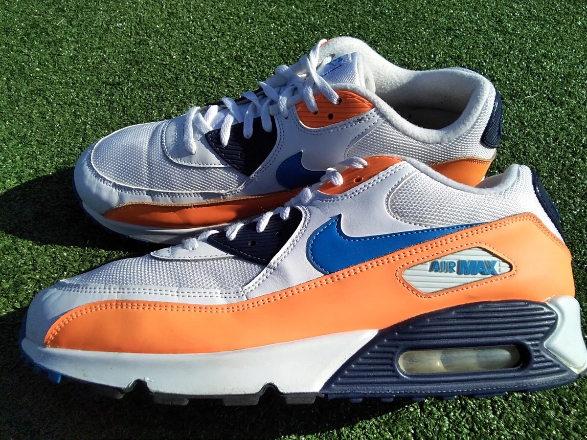 Air max 90 hotsell blue and orange