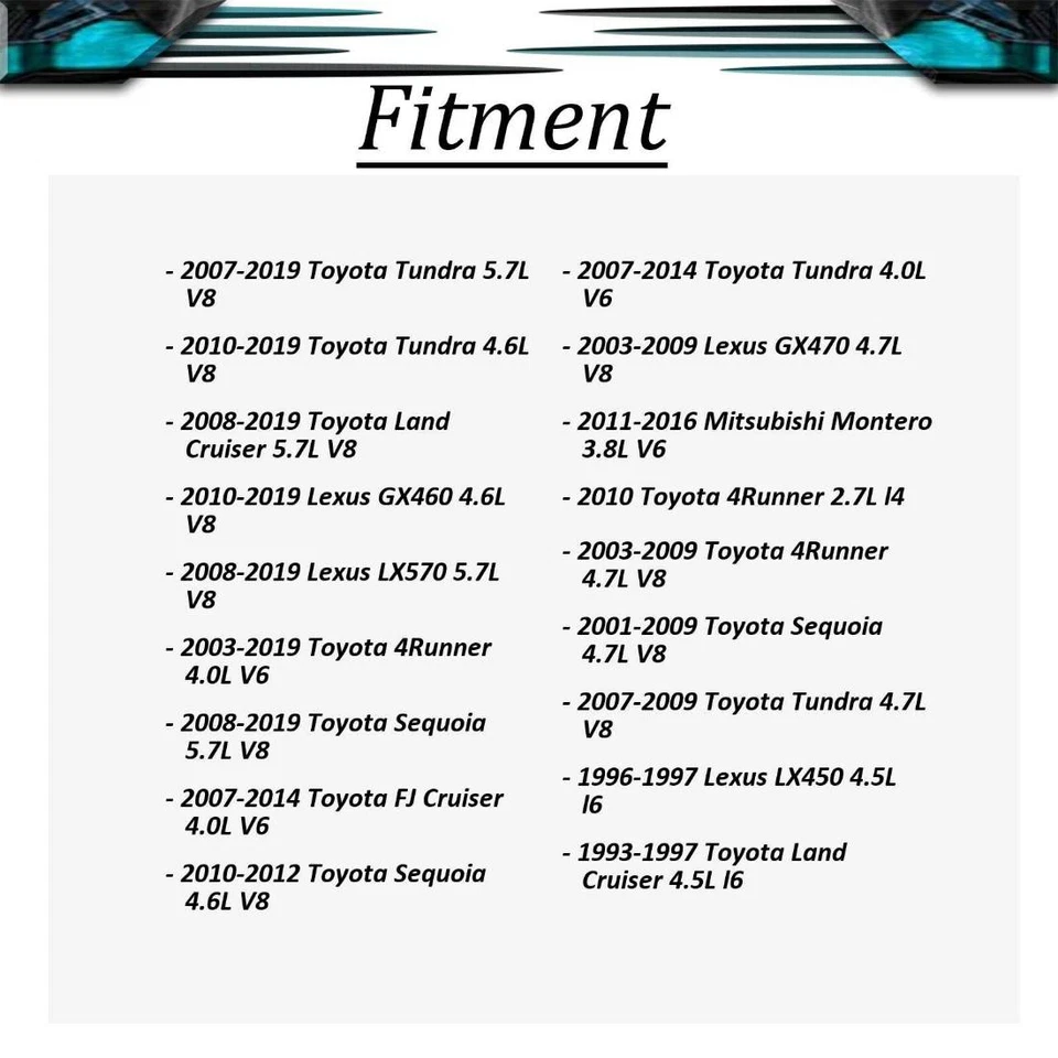 Kit de pinza de freno trasera arranque para Toyota Sequoia 2008-2019 5,7 L Foto 2 de 3