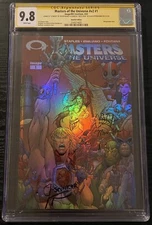 Masters of the Universe #1 CGC 9.8 SS Signed Alan Oppenheimer Jason Mewes Remark