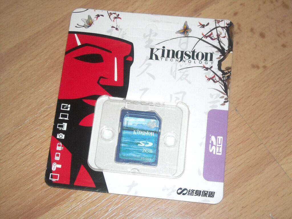 Formación recompensa Araña Kingston 2GB SD Card - SD/2GB | Compra online en eBay