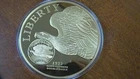 1933 Saint-Gaudens Gold Double Eagle Jumbo Coin Gold Plated American Mint 4" Dia