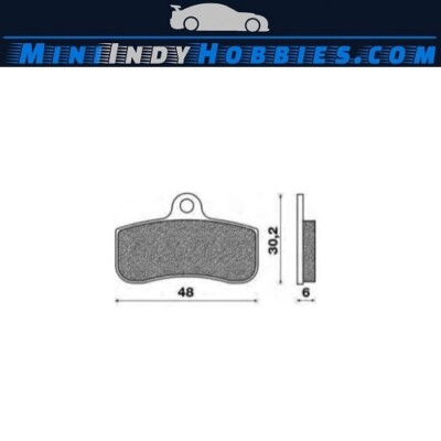 Sodi Kart Sigma KZ 2018-2021 Front Brake Pads Tekneex 4 Pistons (SET 4)