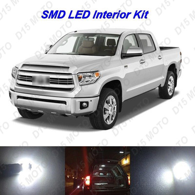 18 x Ultra White LED interior Lights Kit for 2007-2018 2019 2020 Toyota Tundra