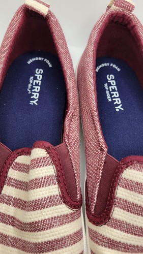 Damen Sperry Bootsschuhe Slipper Größe 9,5 STS85929 schimmernde Streifen - Bild 5 von 10