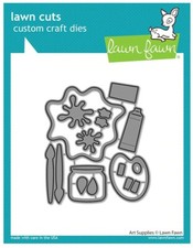 New Lawn Fawn ART SUPPLIES Lawn Cuts Die Set LF2875