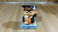Vintage Garfield Louisville High 1983 Graduation Ceramic Figure 