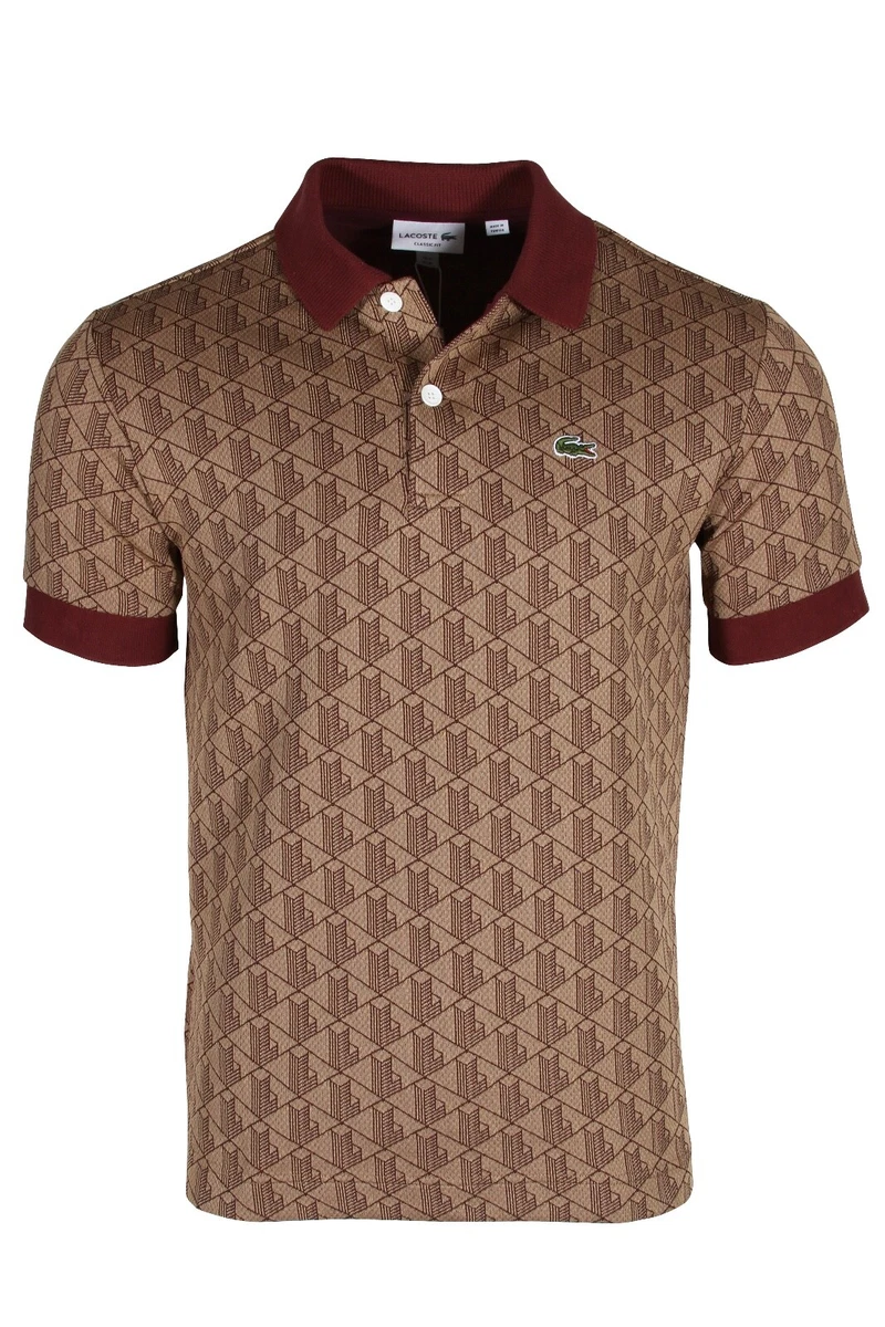 men's classic fit monogram print polo