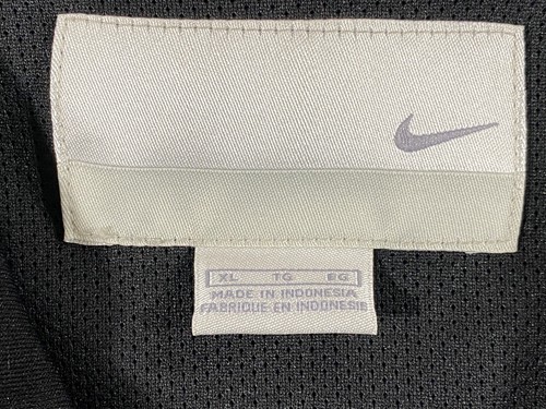 Chaqueta de pista Nike Air 71 03 negra reflectante calentamiento para hombre XL con cremallera completa - Imagen 7 de 12
