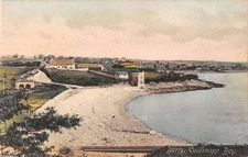 Barry Wales birds eye view Coldknapp Bay antique pc Z16708