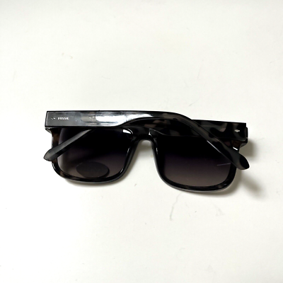 NWOT Original FOSSIL Square Sunglasses Tortoise Shell Classic Gray Brown NWOT Original FOSSIL Square Sunglasses Tortoise Shell  main image 3