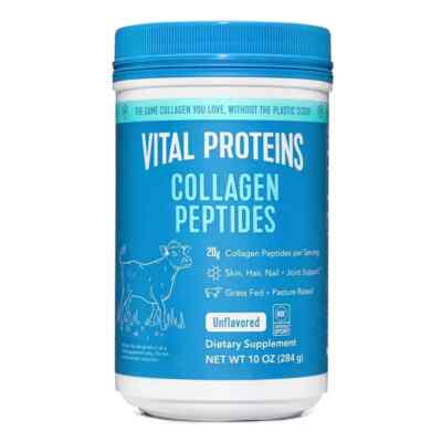 Vital Proteins Collagen Peptides Dietary Supplement Unflavored Powder 10 OZ
