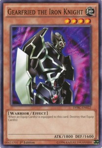 Gearfried the Iron Knight - DPBC-EN022 - Common - 1st Edition x3 - Near Mint