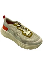 Vionic Women's Walk Max Sneaker Cream/Tangerine Tango White