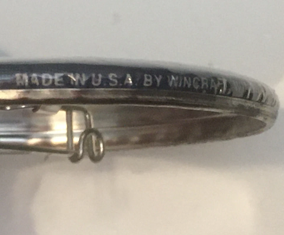 Made In USA Atlanta Braves Pinback Button 2.25” - Image 3 of 4