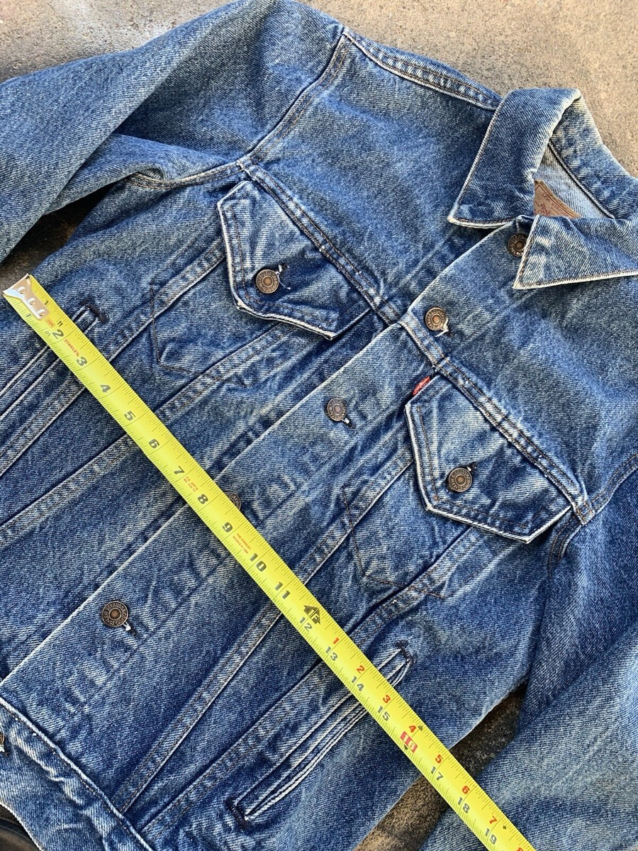 Levi Strauss & Co Size 36 Denim Jacket Vintage Made In U.S.A. | eBay