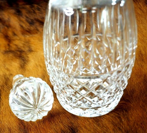 Waterford Lead Crystal Decanter with Stopper Maeve Pattern 11" - Picture 4 of 8