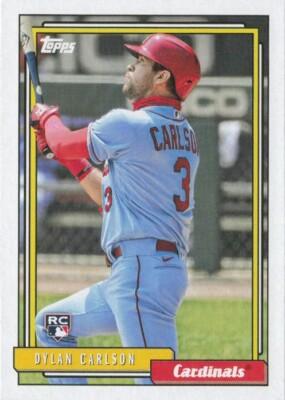 Dylan Carlson St. Louis Cardinals 2021 Topps Update '92 Topps Redux RC T92-45