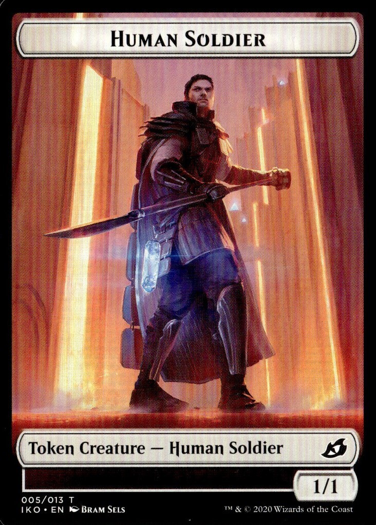 2020 Double Masters Human Soldier Token Common #5 MTG  