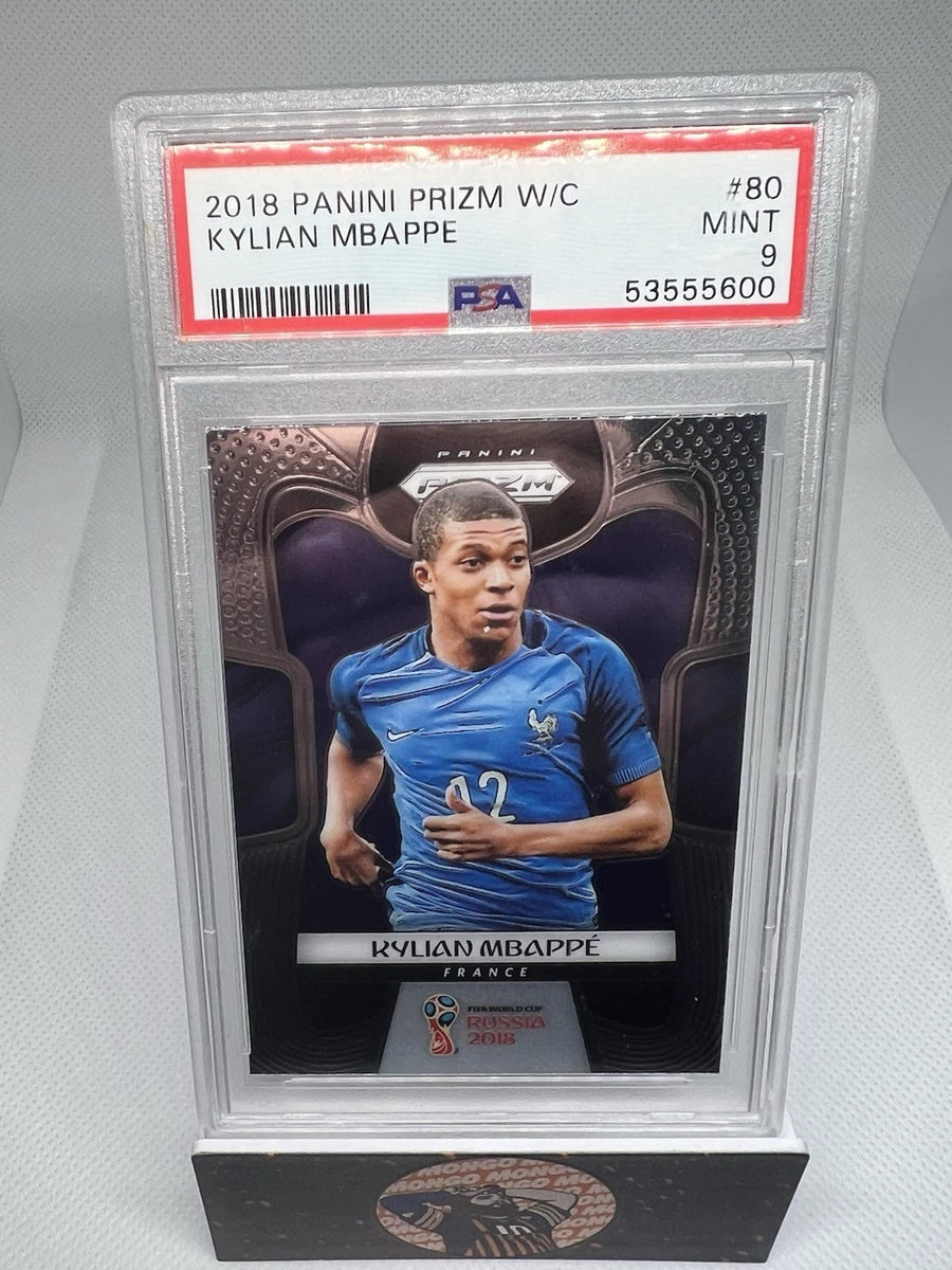PSA9 RC mbappe panini 2018 W杯 Preços baixos em 2018 Panini Prizm World Cup Kylian Mbappé #80 | eBay