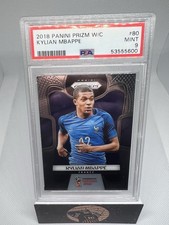 2018 Prizm World Cup Kylian Mbappe Rookie PSA 9 Mint France RC