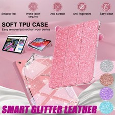 Fr iPad 10th 11th Gen A16 11" 2025 Glitter Leather Flip Stand Case Smart Cover