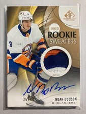 2019-20 SP Game Used Inked Rookie Sweaters Patch #RS-ND Noah Dobson RC 26/49